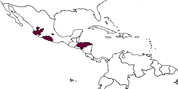 map of Formica retecta     Francoeur, 1973